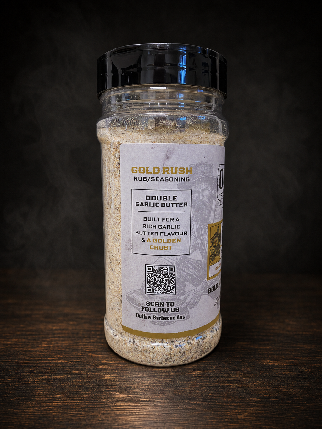 Gold Rush Double Garlic Butter Rub & Seasoning – 280g