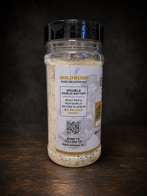 Gold Rush Double Garlic Butter Rub & Seasoning – 280g