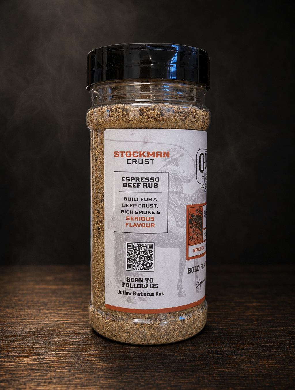 Stockman CRUST Espresso Beef Rub – 250g
